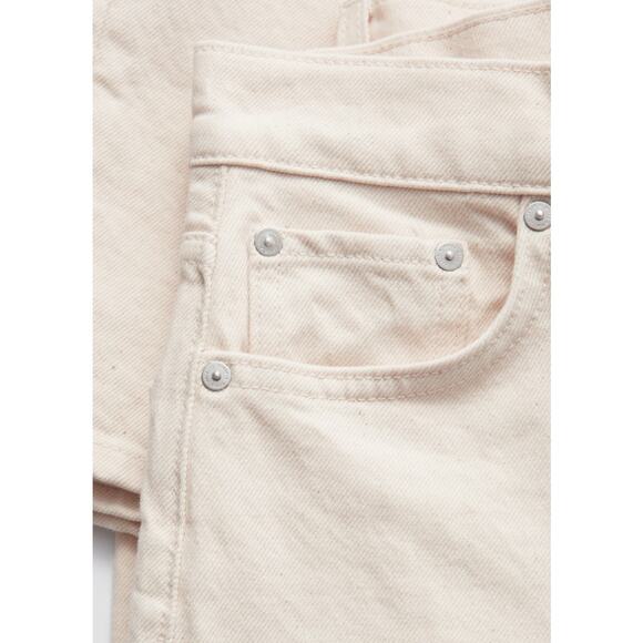& Other Stories Cropped Wide-Leg High Rise Jeans White Ecru Denim Women’s 4 - Picture 3 of 11